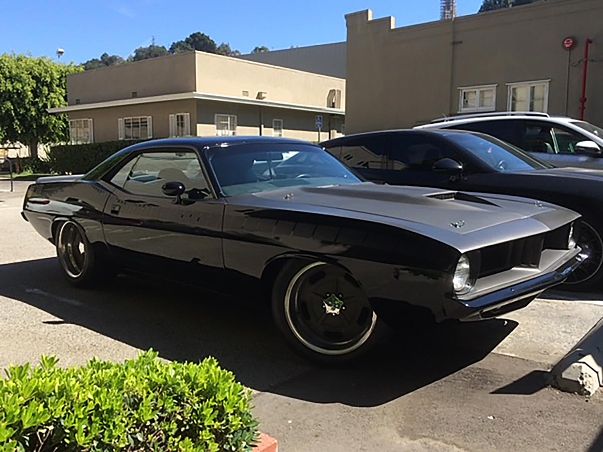 73 Barracuda - Letty’s car in Furious 7, a thank you gift to Chris from Universal Studios.