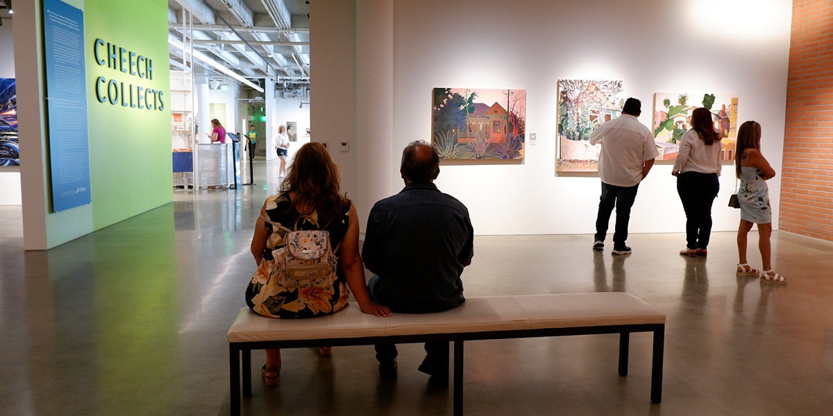 Interior of The Cheech Marin Center for Chicano Art and Culture