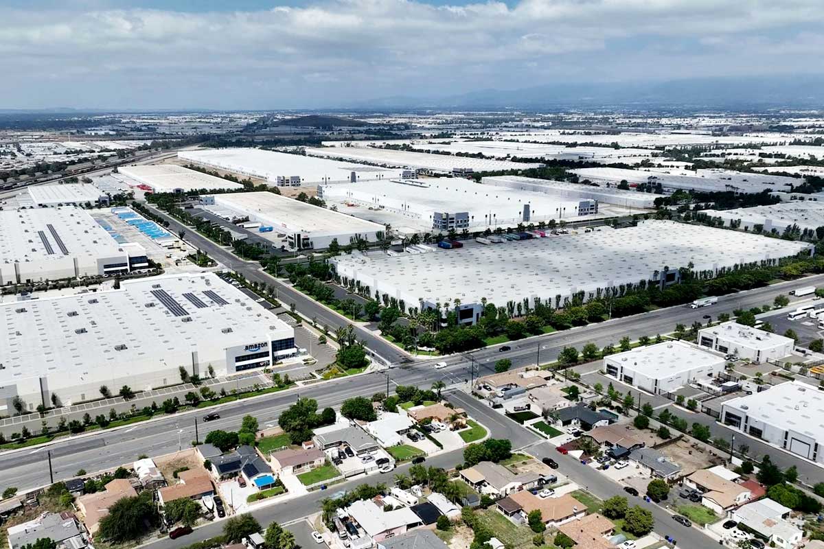 An aerial view of Mira Loma.