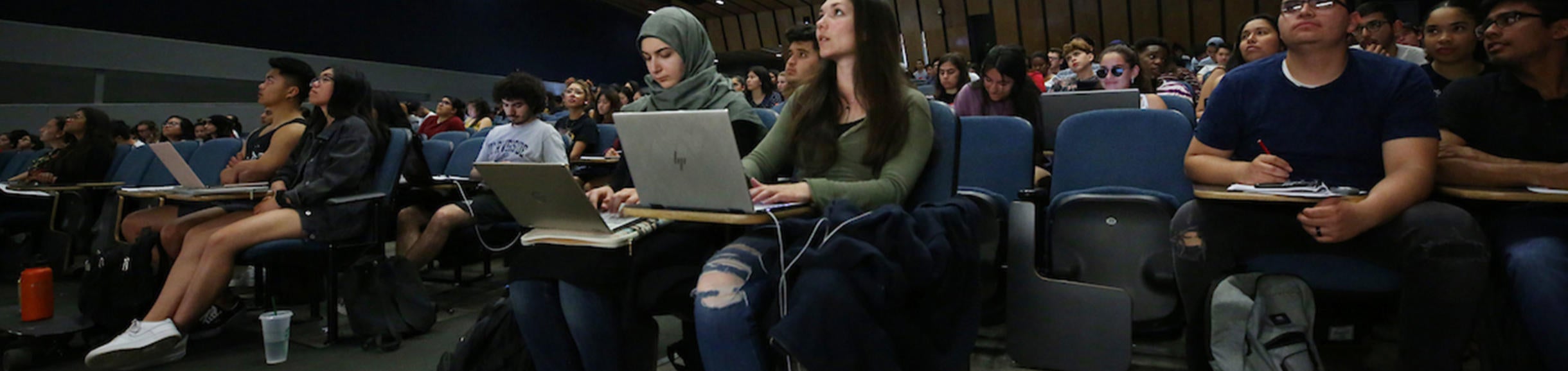 Students in lecture hall