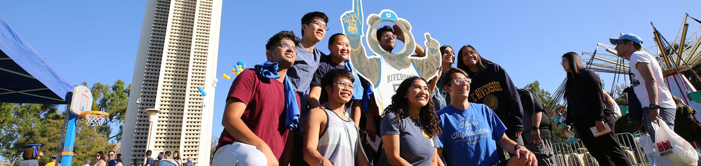 UCR students at a campus event