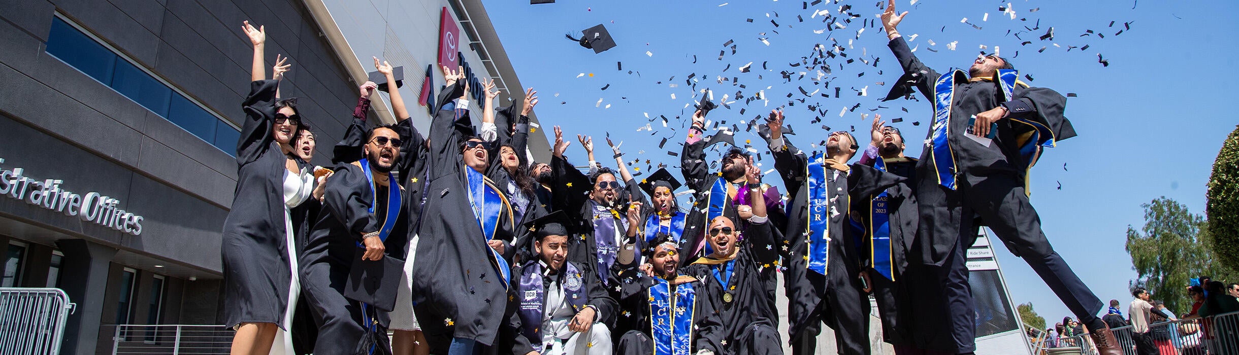 UCR graduates at Commencement at Toyota Arena