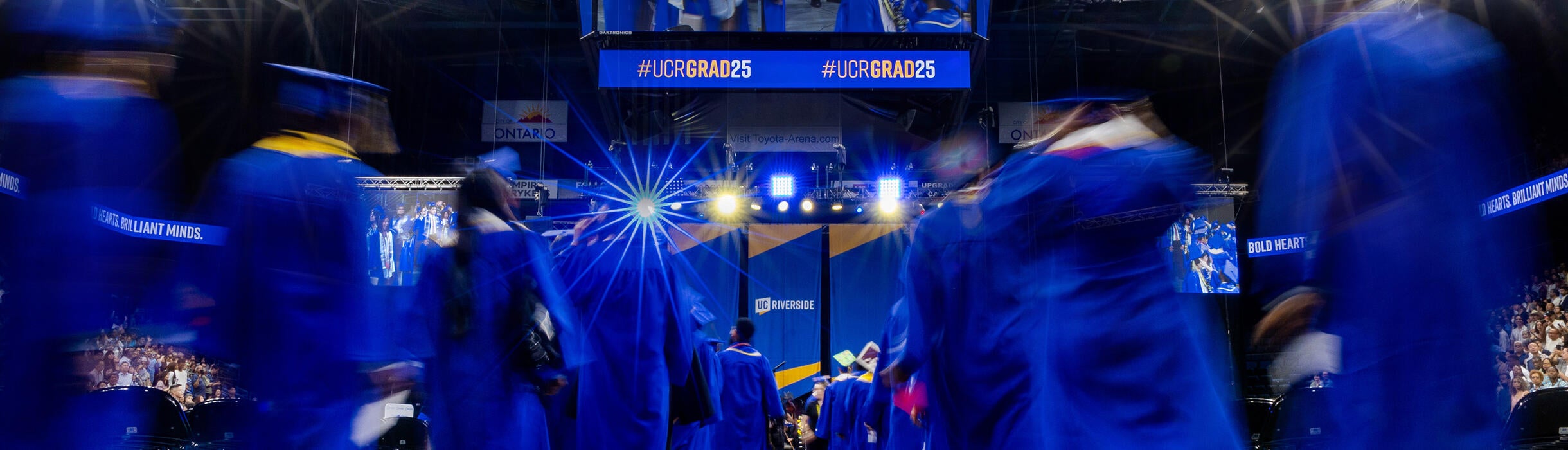 UCR graduates at Commencement at Toyota Arena