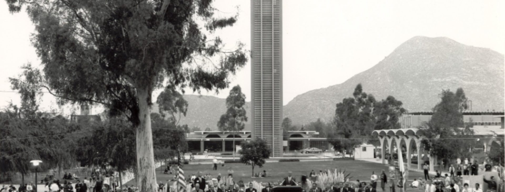 UCR Belltower dedication