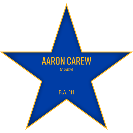 Walk of Fame Star for Aaron Carew