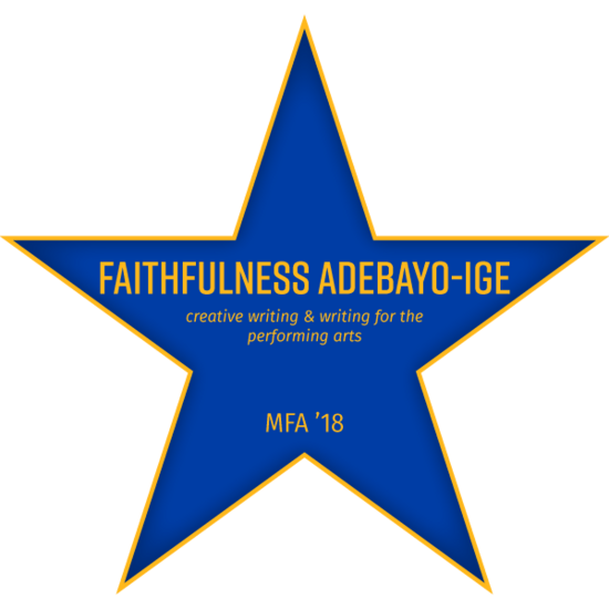 Walk of Fame Star for Faithfulness Adebayo-Ige
