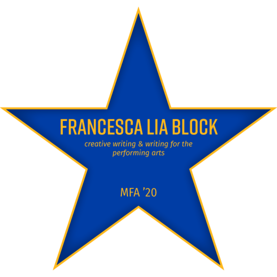 Walk of Fame Star for Francesca Block