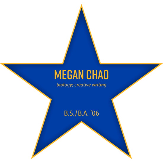 Walk of Fame Star for Megan Chao