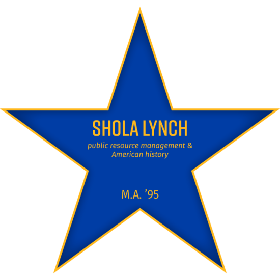 Walk of Fame Star for Shola Lynch