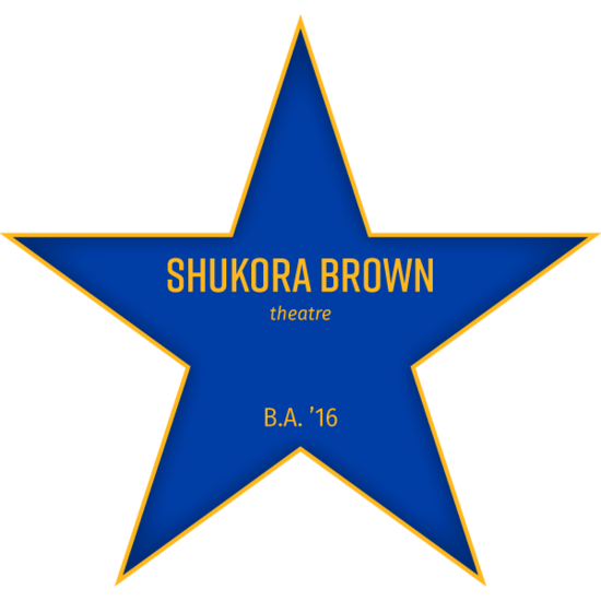 Walk of Fame Star for Shukora Brown