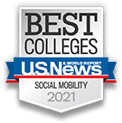Seal for Best Colleges on Social Mobility from U.S. News