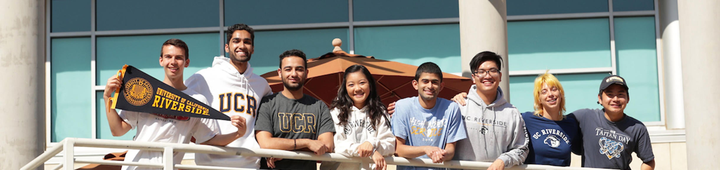 Students smiling